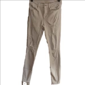 PacSun White Denim Jeans, Mid Rise Skinniest Ankle. Size 25.